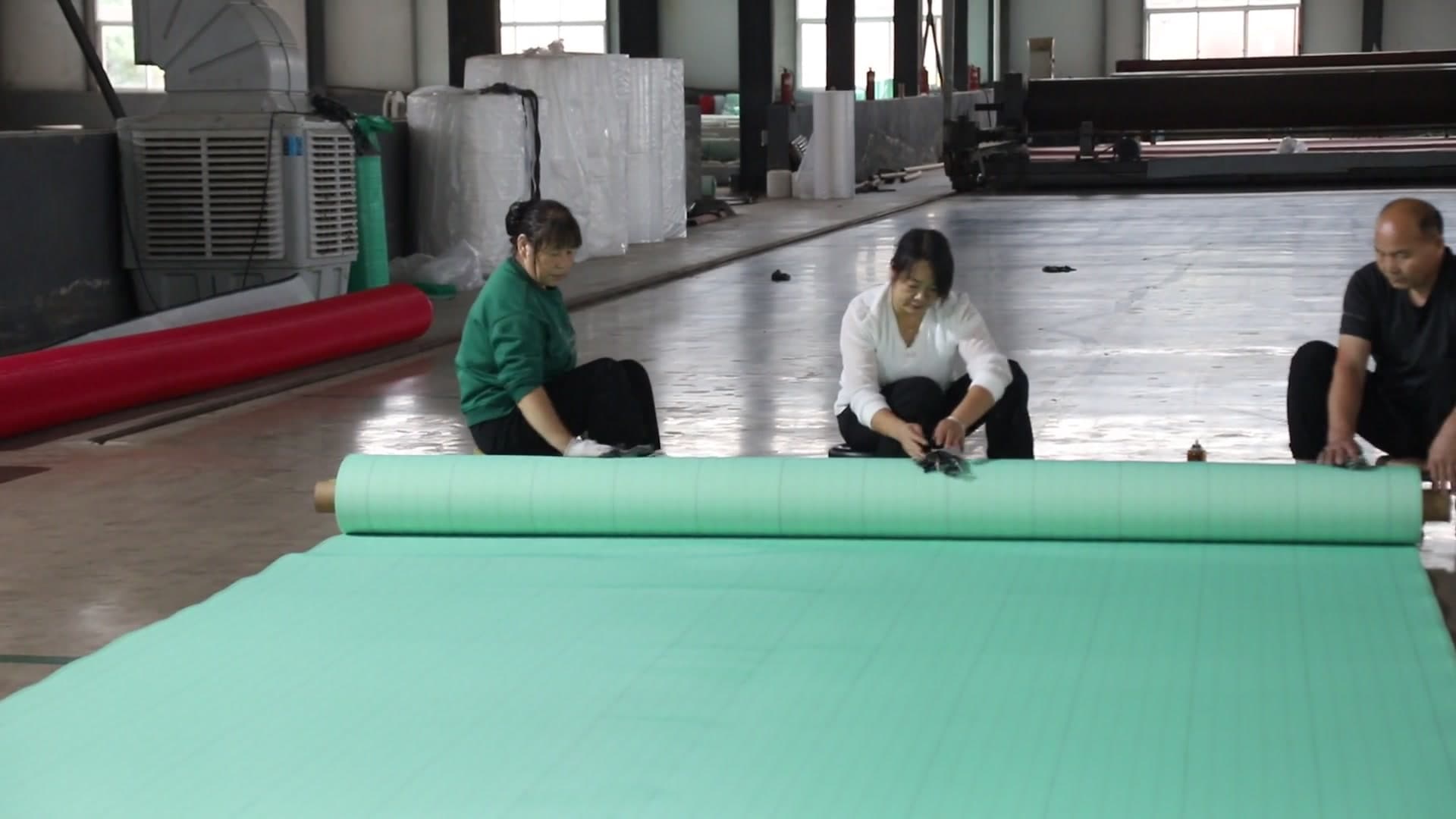 Wide Fabric Finishing and Rolling